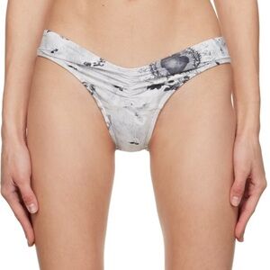 MIAOU Gray Bambi Bikini Bottoms, size M.  NWT